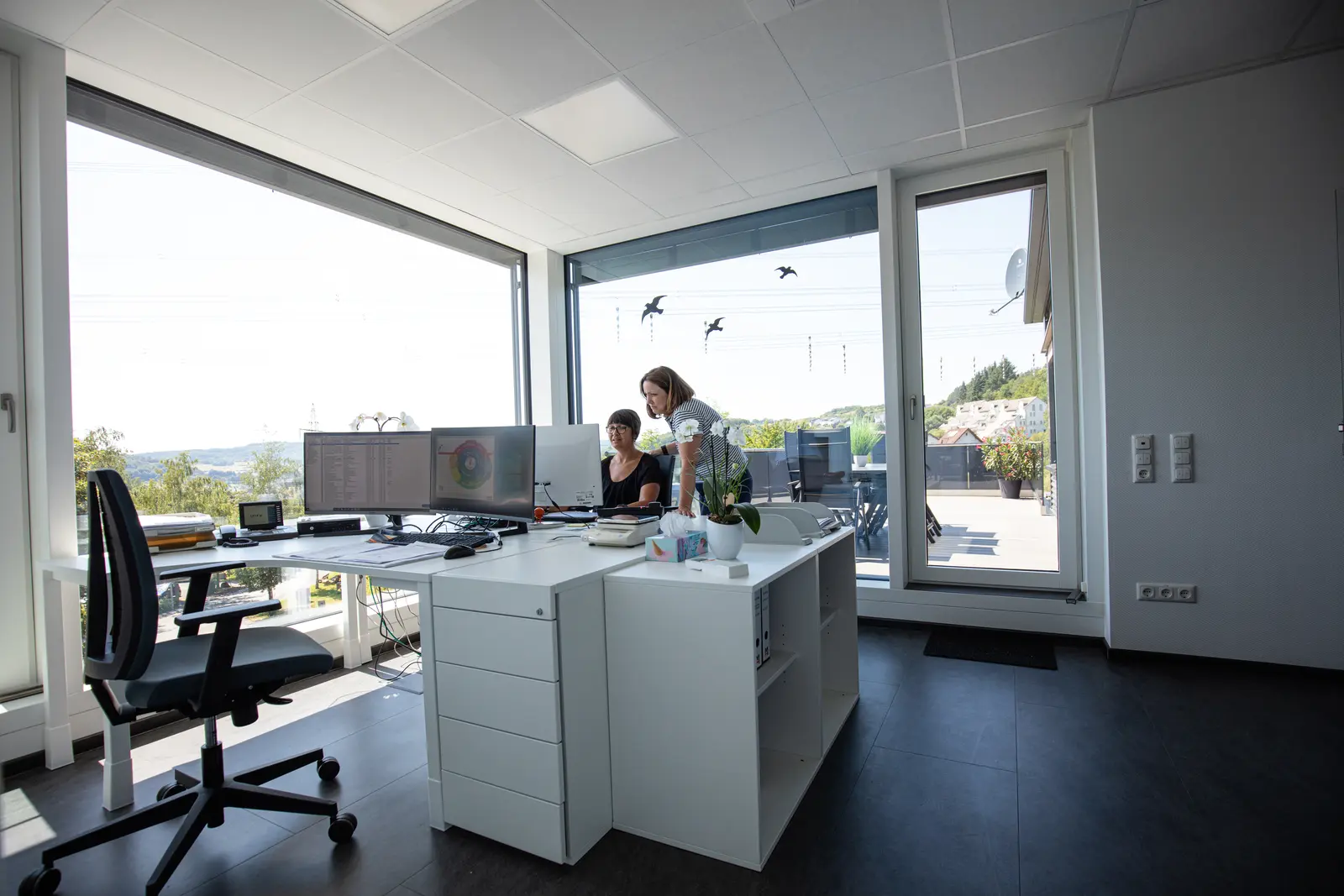 Erweiterte Produktions- und Lagerhalle am Standort Herborn